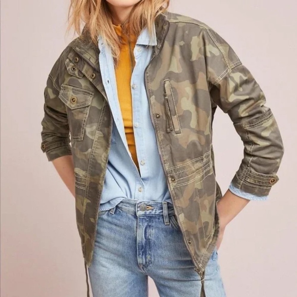 Anthropology Marrakech Camo Jacket